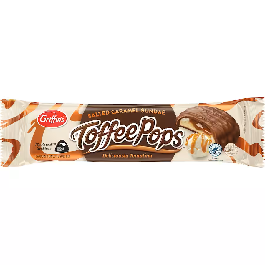 Griffins Toffee Pops Caramel 200gms