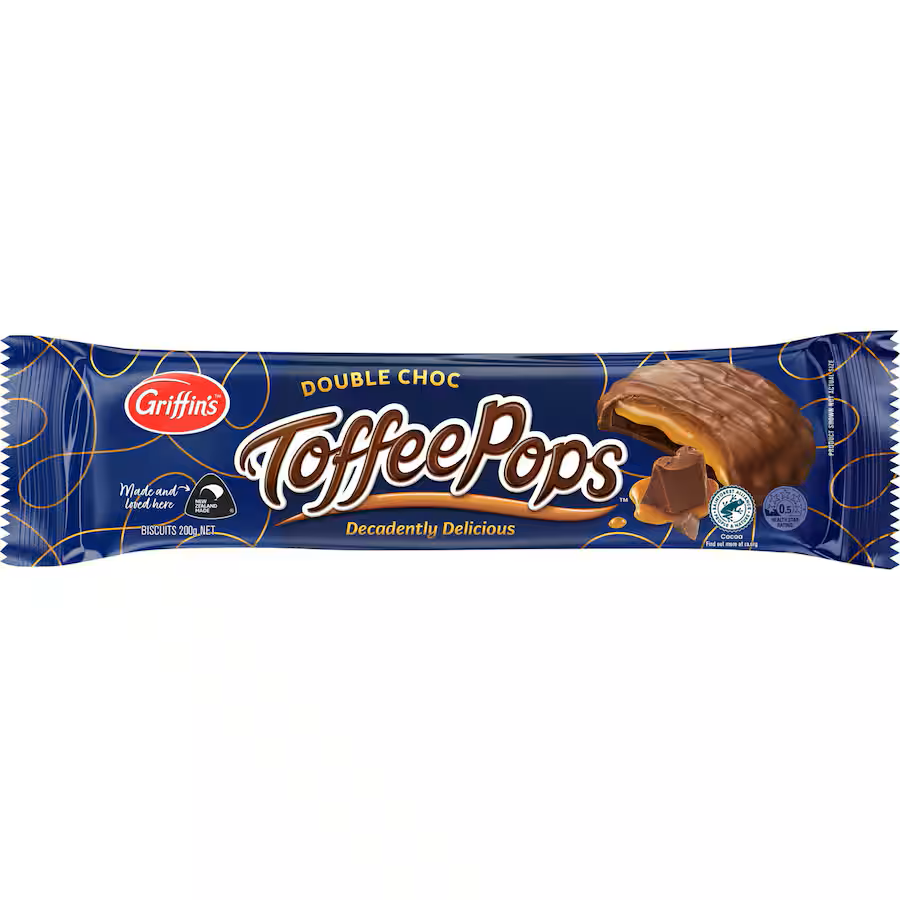 Griffins Toffee Pops Double 200gms