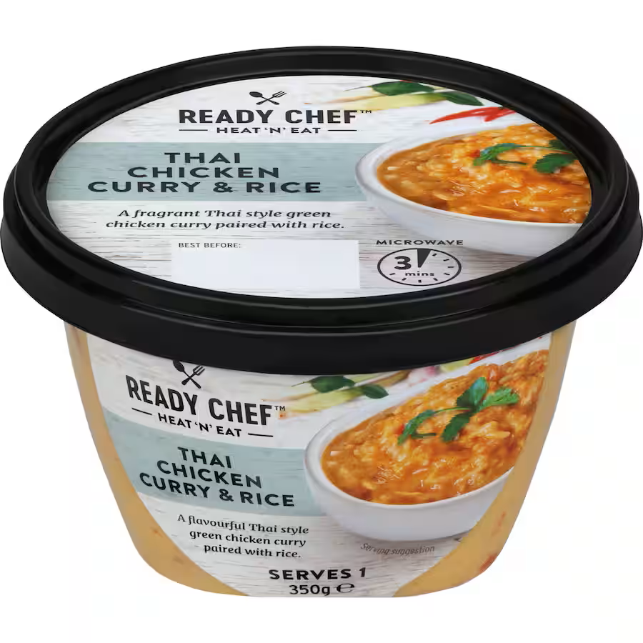 Ready Chef Thai Chicken Curry & Rice 350gm