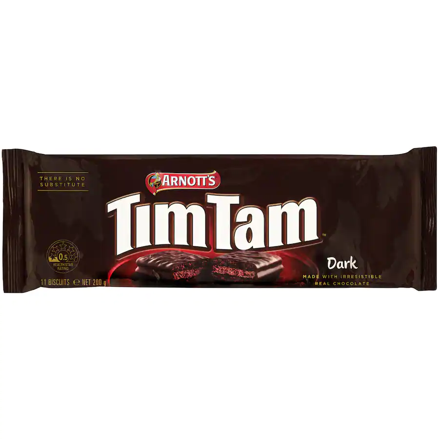 Tim Tams Dark Chocolate 200gms