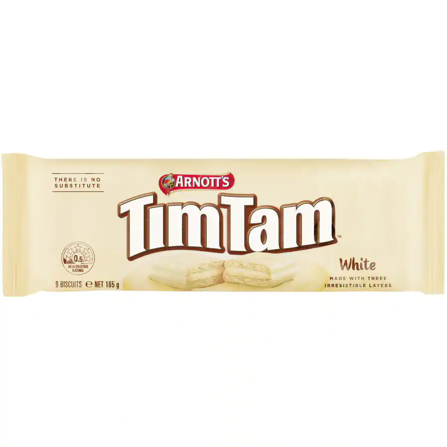 Tim Tams White Chocolate 165gms