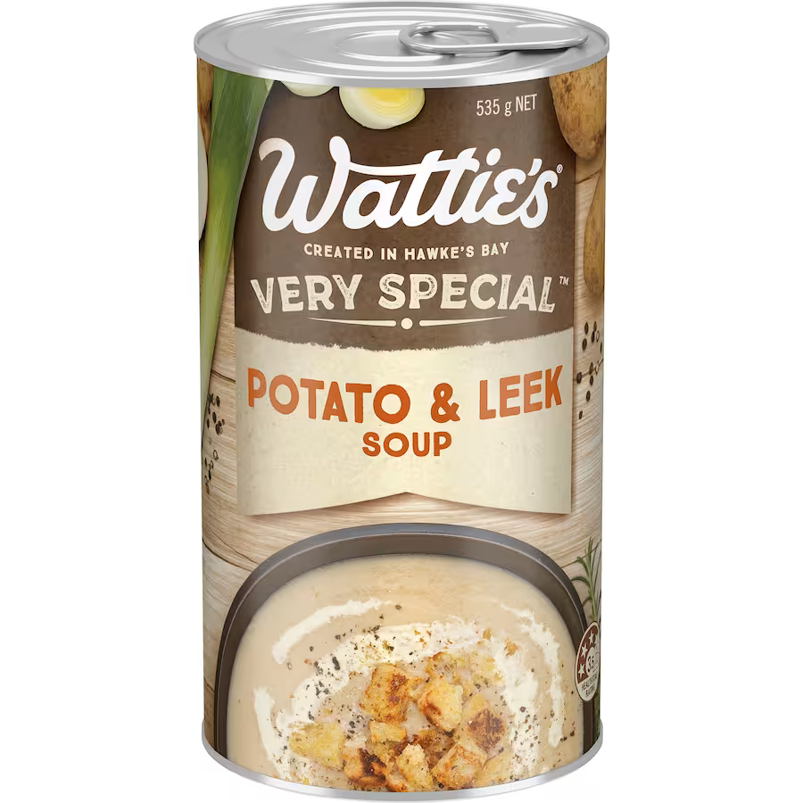 Watties Soup Potato and Leek 535gms