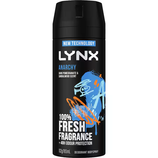 Lynx Men Spray Anarchy 165ml