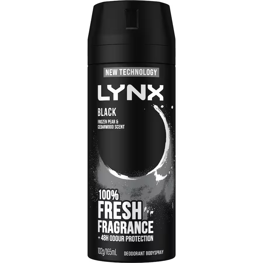 Lynx Men Spray Black 165ml