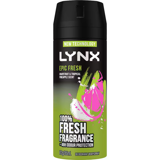 Lynx Men Spray Epic Fresh 165ml