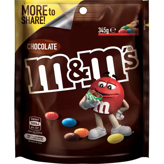 M & Ms Chocolate 345gms