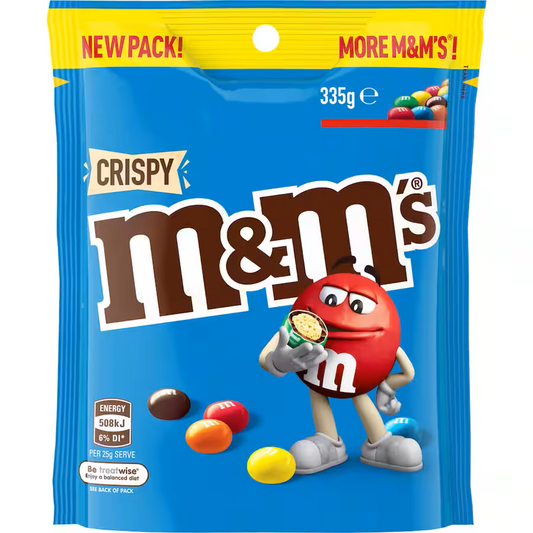 M & Ms Crispy 345gms