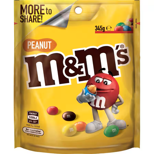 M & Ms Peanut 345gms