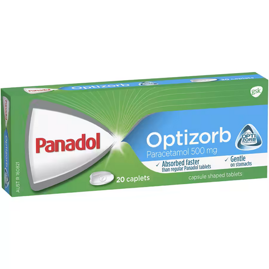 Panadol Optizorb Caplets 500mg 20pk