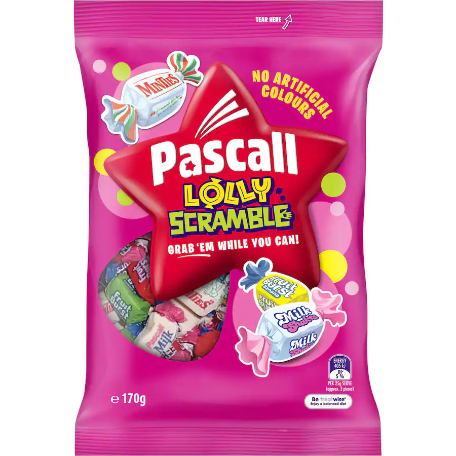 Pascall Lolly Scramble 170gms