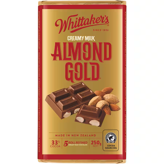 Whittaker's Almond Gold 250gms