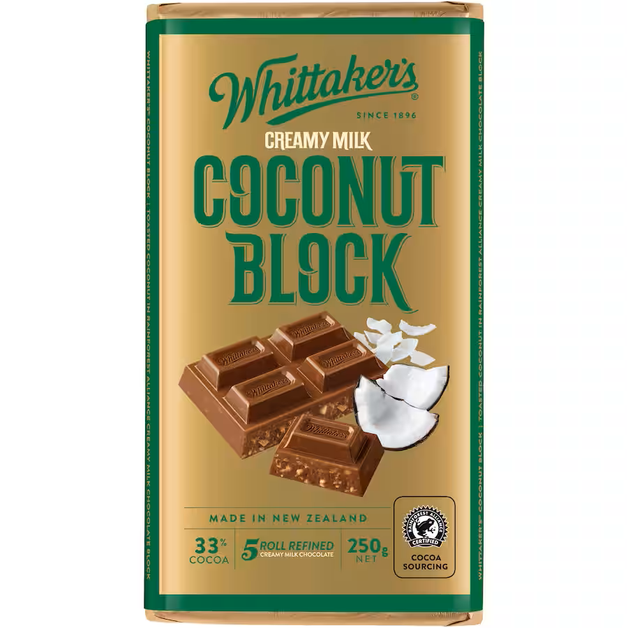 Whittaker's Coconut Block 250gms