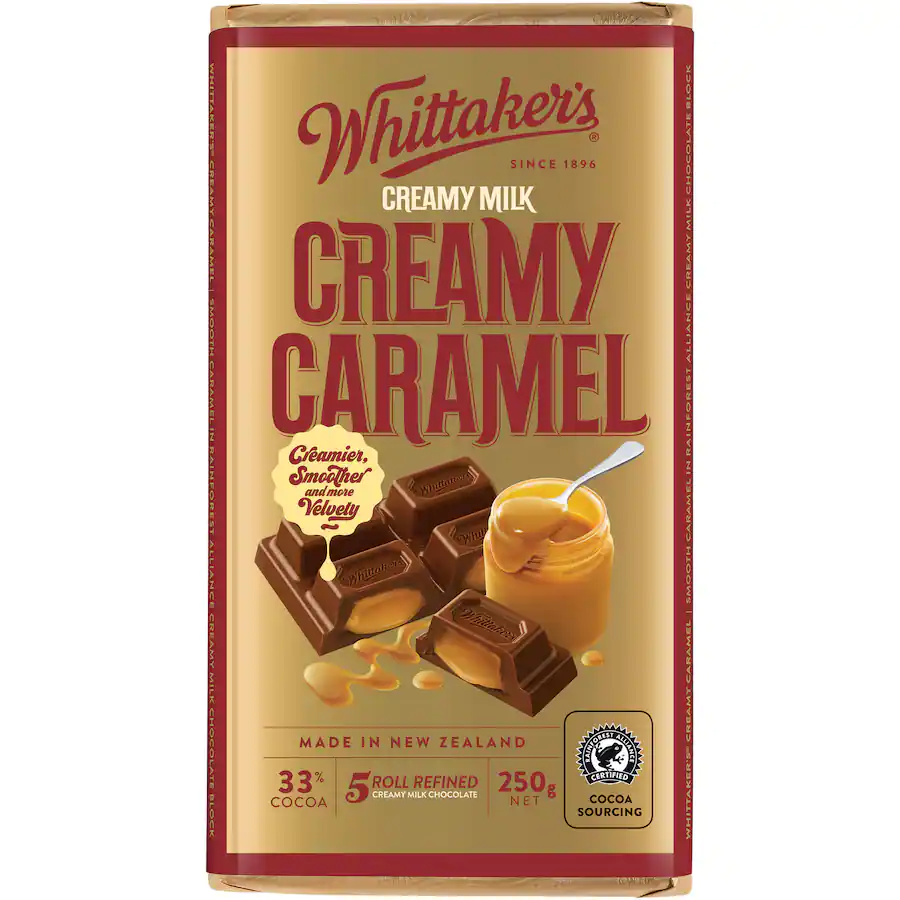 Whittaker's Creamy Caramel 250gms