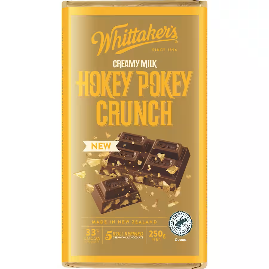 Whittaker's Hokey Pokey Crunch 250gms