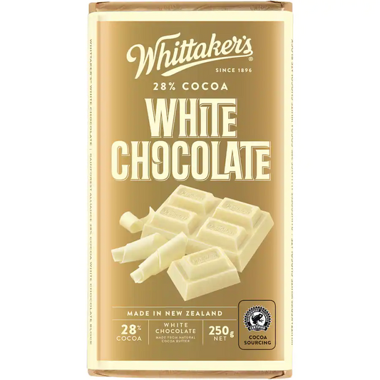 Whittaker's White Chocolate 250gms